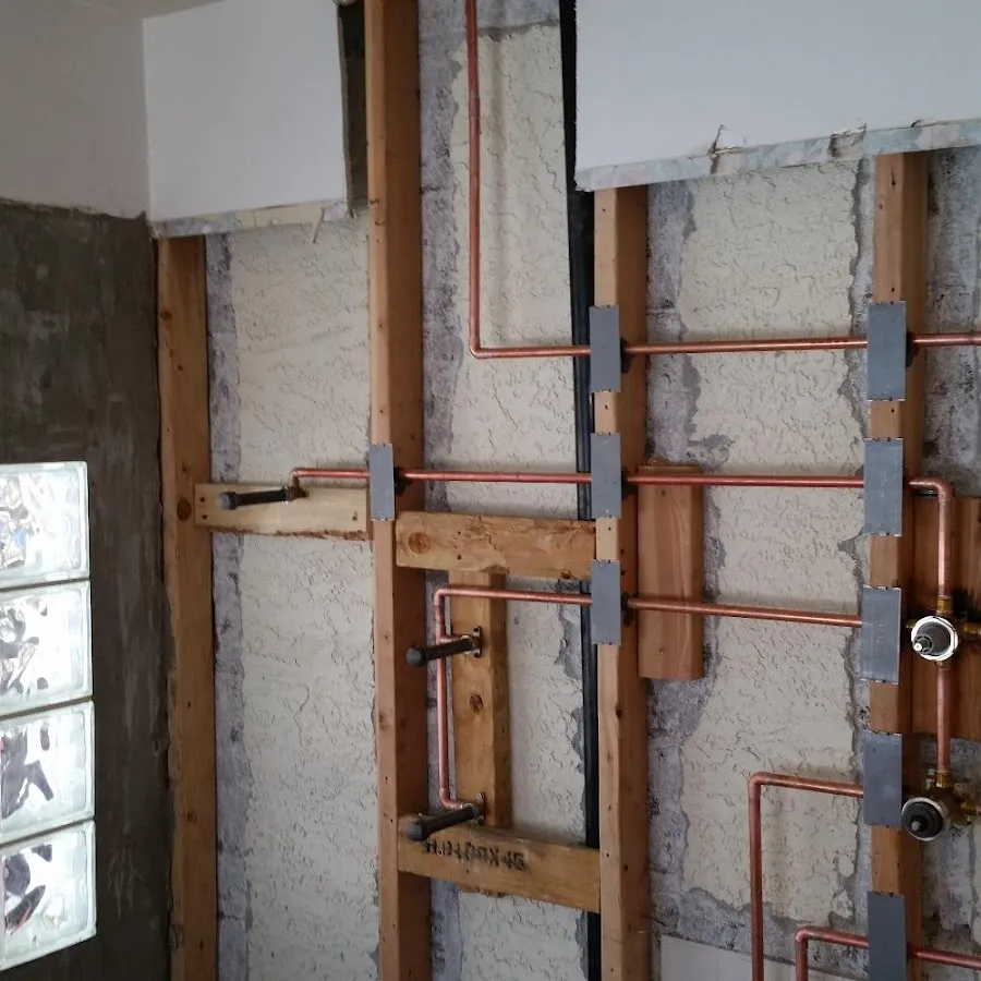 Copper pipe installation for Repiping in Oronoko